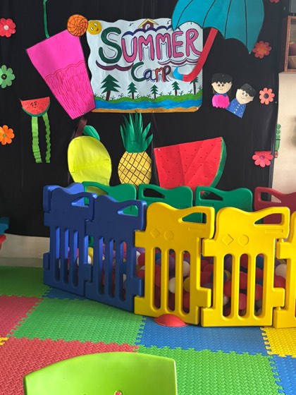 Inside a SaptRishi PreSchool campus