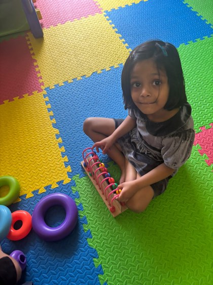 Children playing at SaptRishi PreSchool