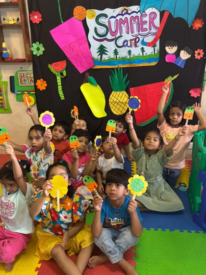 Summer Camp fashion show at SaptRishi PreSchool