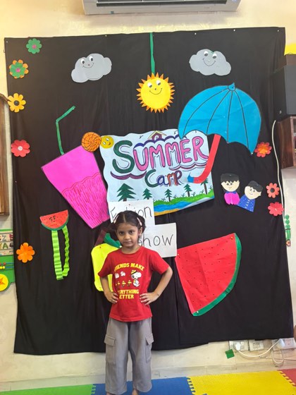 Summer Camp fashion show at SaptRishi PreSchool