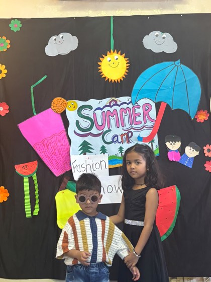 Summer Camp fashion show at SaptRishi PreSchool