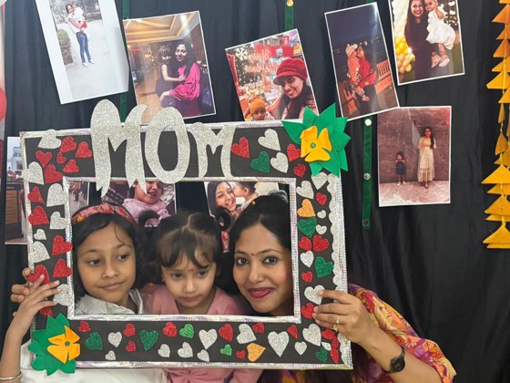 Mother's Day celebration at SaptRishi PreSchool
