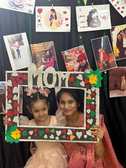 Mother's Day celebration at SaptRishi PreSchool