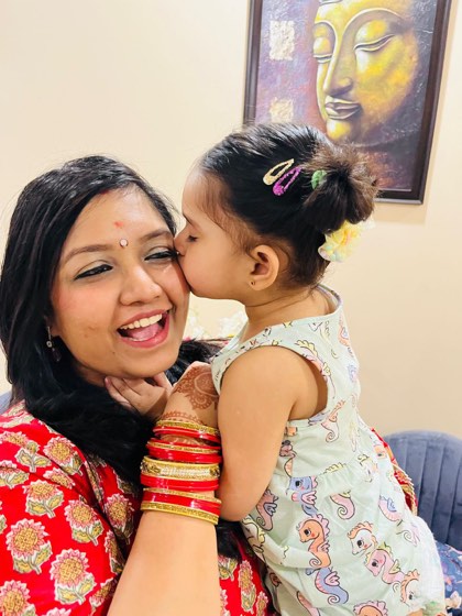 Mother's Day celebration at SaptRishi PreSchool
