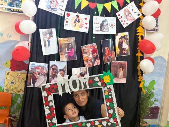 Mother's Day celebration at SaptRishi PreSchool