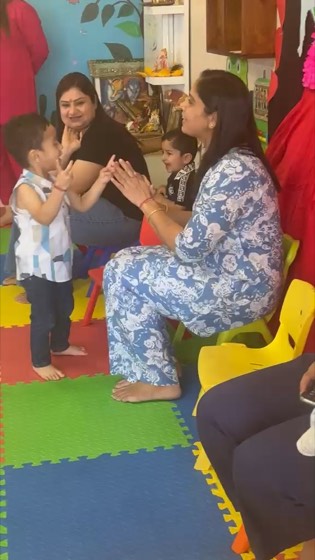 Mother's Day celebration video at SaptRishi PreSchool