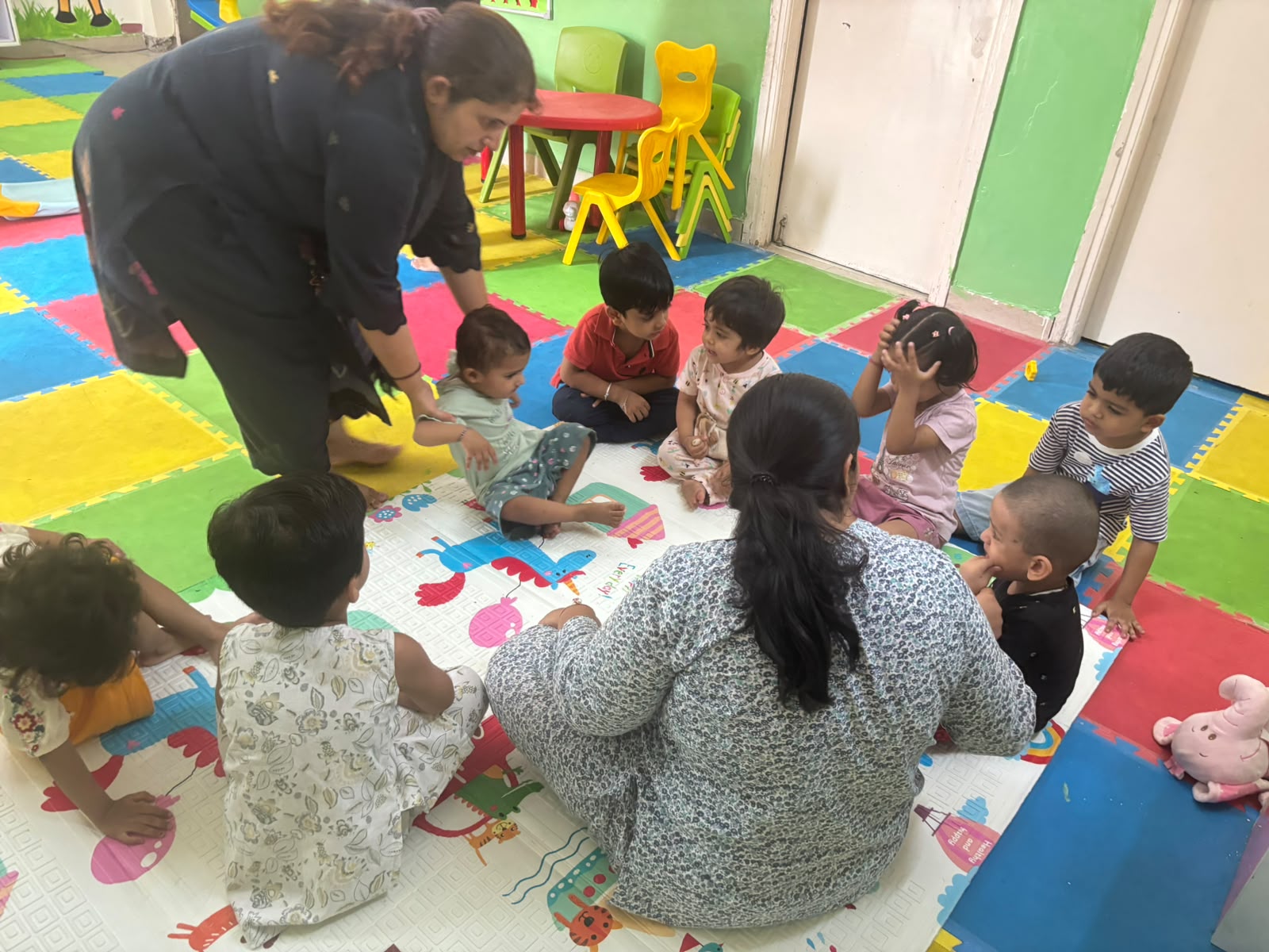 Playgroup children at SaptRishi PreSchool
